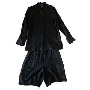 Lauren Ralph Lauren Black Women's Shorts Set